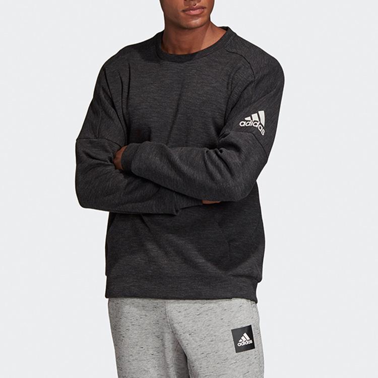 Adidas Id Stadium Crew Neck Sweatshirt Men Tops Dark-Grey DU1145