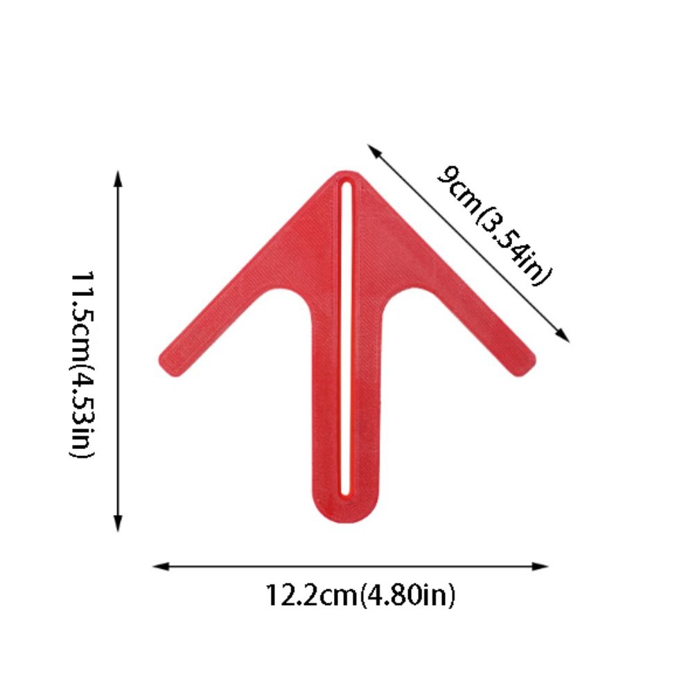 Recyclable Plastic Center Finder Tool Portable Design Woodworking Locator  Carpenter Use