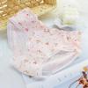 Japanese Floral Lace-Trimmed Mid-Rise Cotton Briefs for Girls and Women
