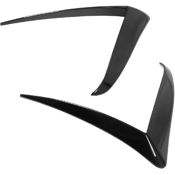 FASTCHE Front Fog Light Trim Cover for Tesla Model Y Juniper Eyebrow Spoiler Accessories Fog Lamp Frame Blade Trim Compatible with 2025 2026 Model Y