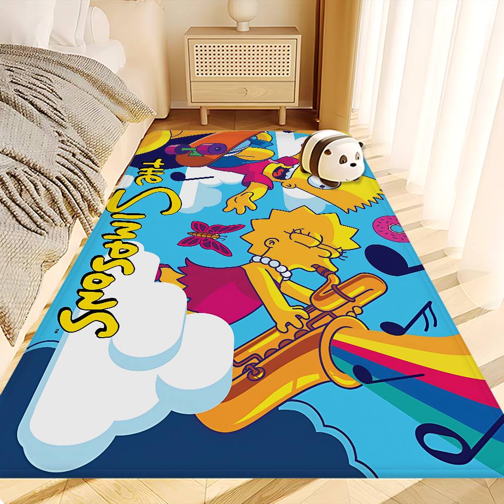 Cartoon The S-Simpsons Floor Mat Rectangle Anti-slip Home Soft Badmat Front Door Indoor Outdoor Mat Welcome Doormat