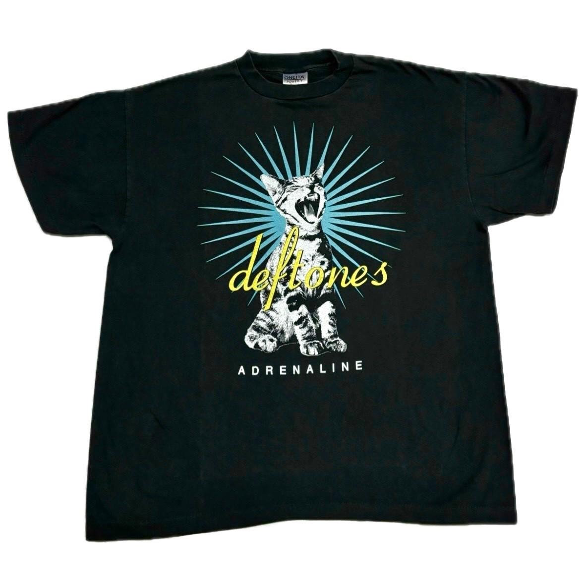 Vintage 1995 DEFTONES ADRENALINE Size XL 90s Band Single Stitch T-Shirt Mens Womens Tees Top REPRINT S