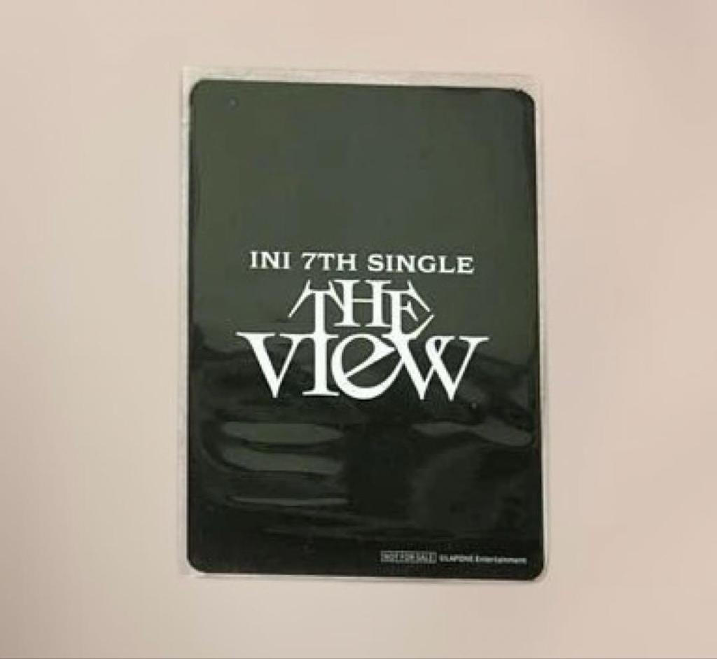 [USED] INI Kyosuke Fujimaki THE VIEW Limited Lakidro Trading Card