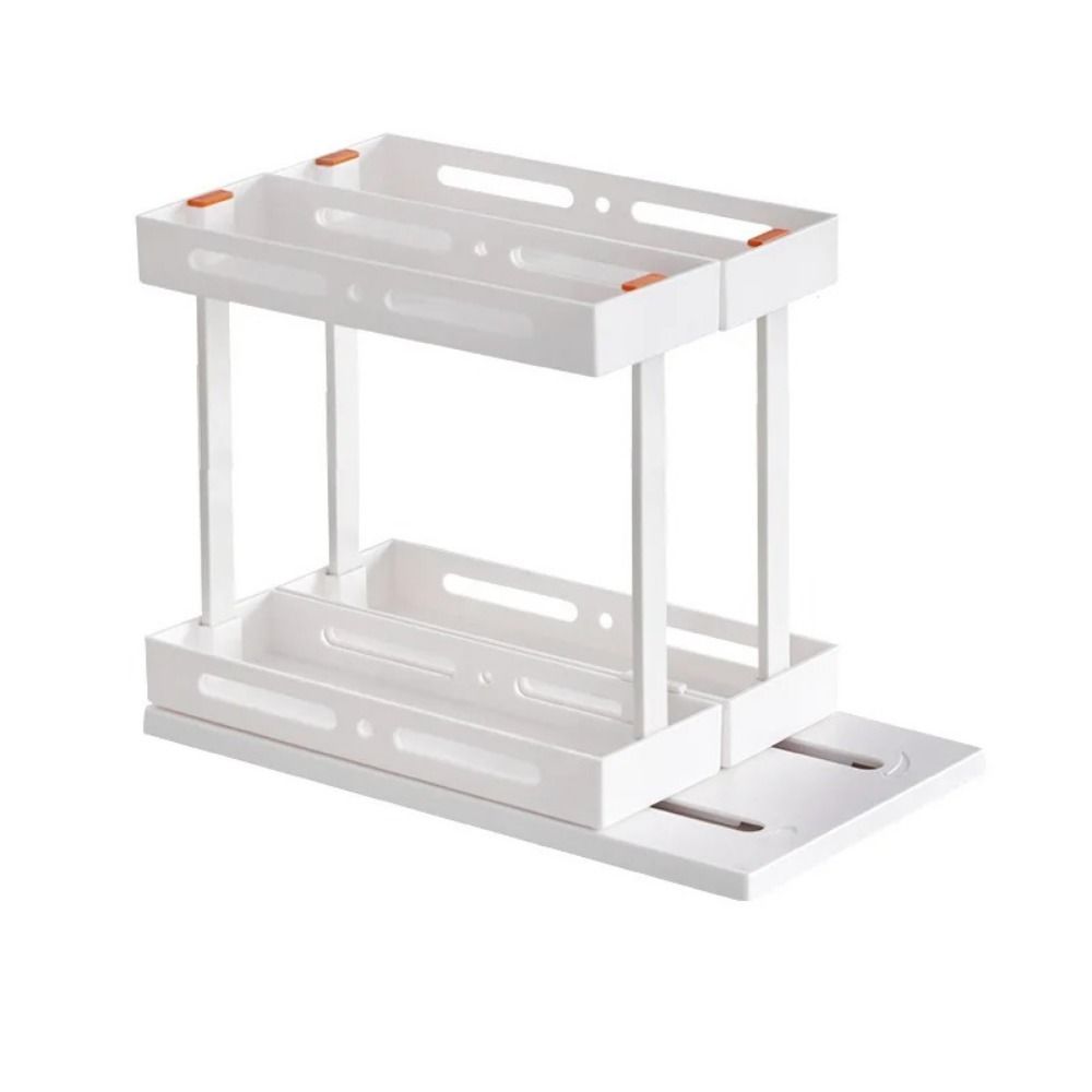 Rotate Seasoning Storage Shelf Sliding Salt Bottle Holder Convenient Spice Storage Rack  Cabinet