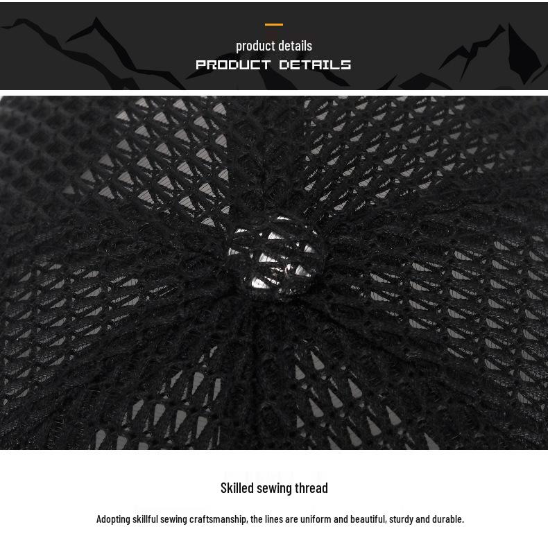 Men's Summer Mesh Baseball Cap - Breathable Sun Protection for Outdoor Travel and Fishing