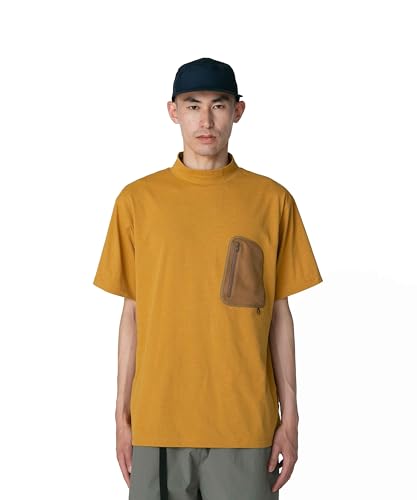 Snow Peak Water Active T-Shirt MUSTARD L, Short Sleeve, Unisex, Amphibious, for Men and Women