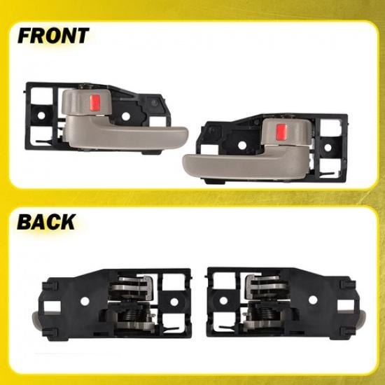 Innerdörrhandtag Fram Förare Passagerare För Toyota Tundra 2000-2006 Beige I