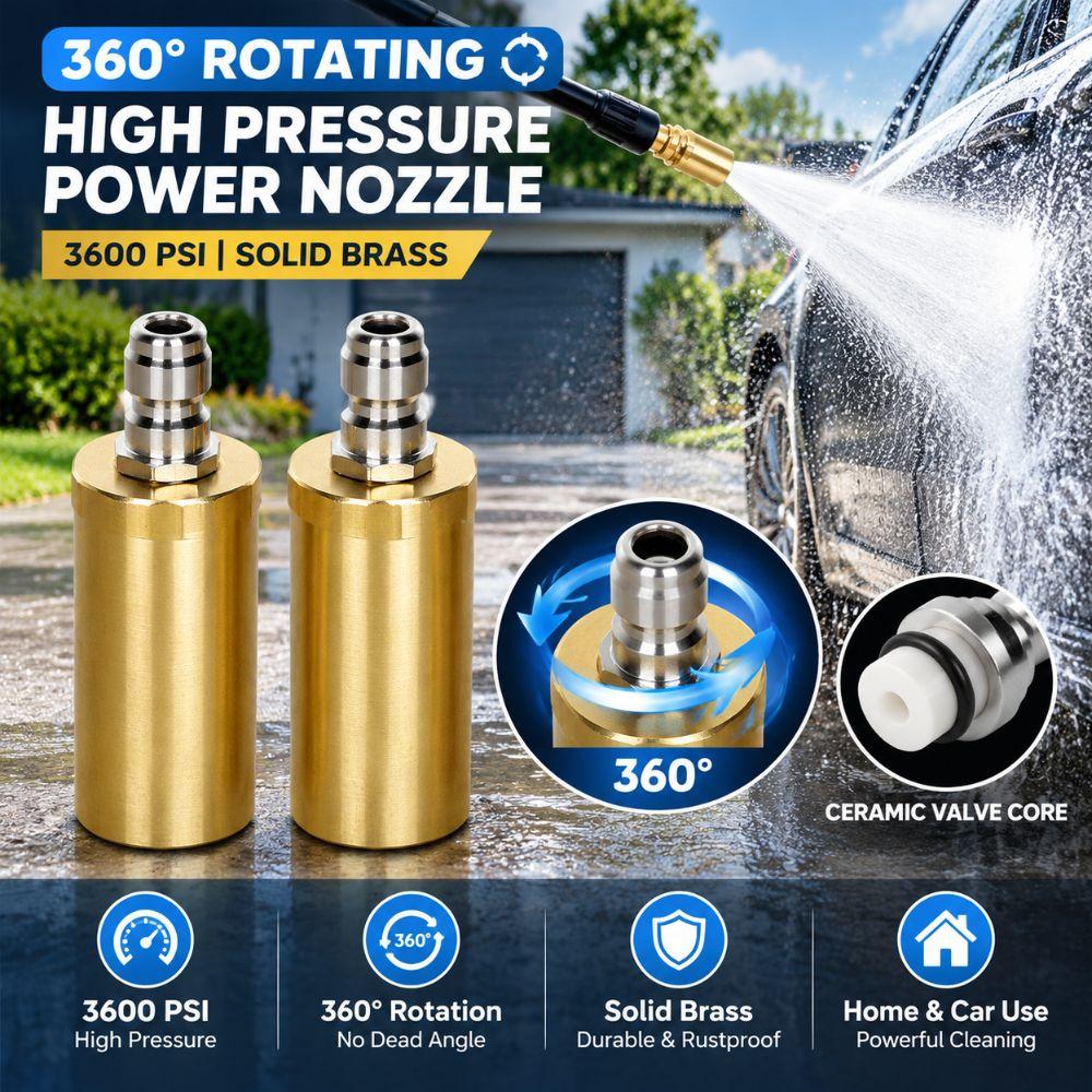 Brass Ceramic Core Brass Sprinkler Nozzle 1.2mm/2.0mm Orifice Car Washer Nozzle Pressure Washer