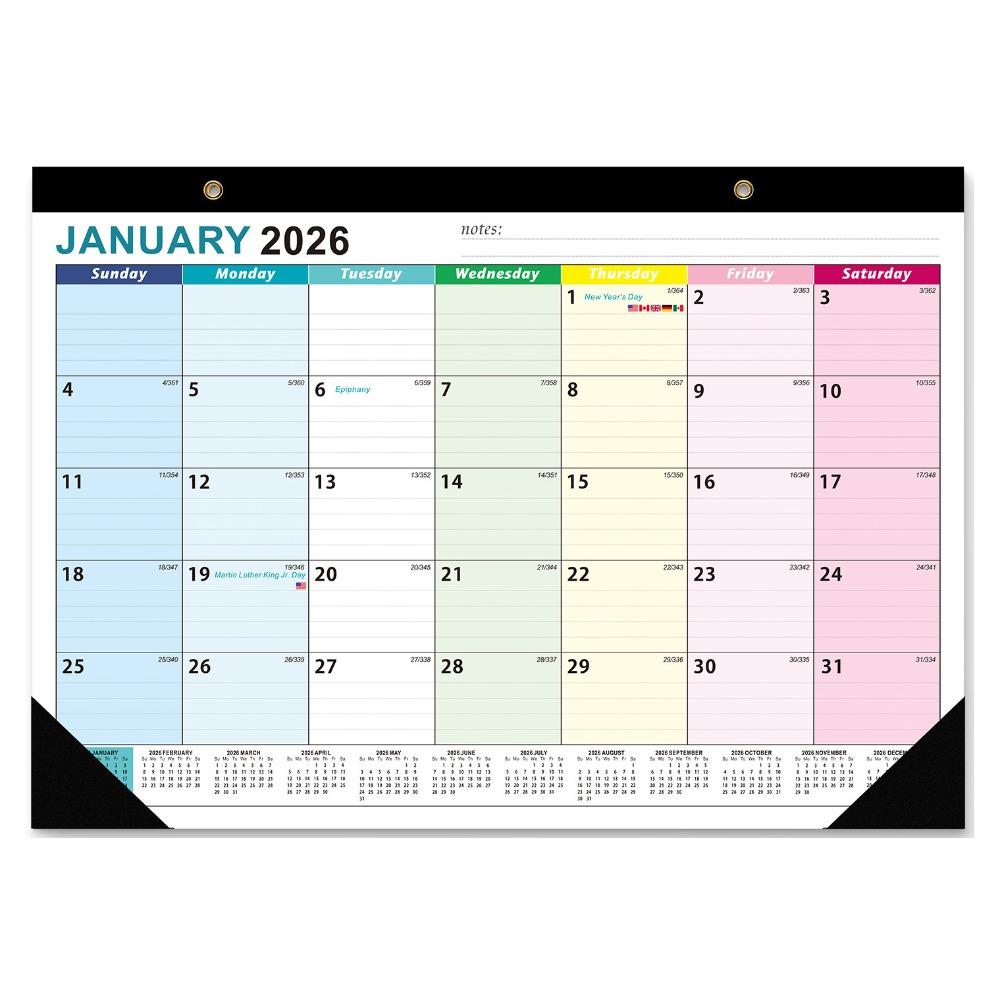 Spacious Hanging Calendar Creative Monthly Planner Calendar 18-Month Calendar  Family Planning