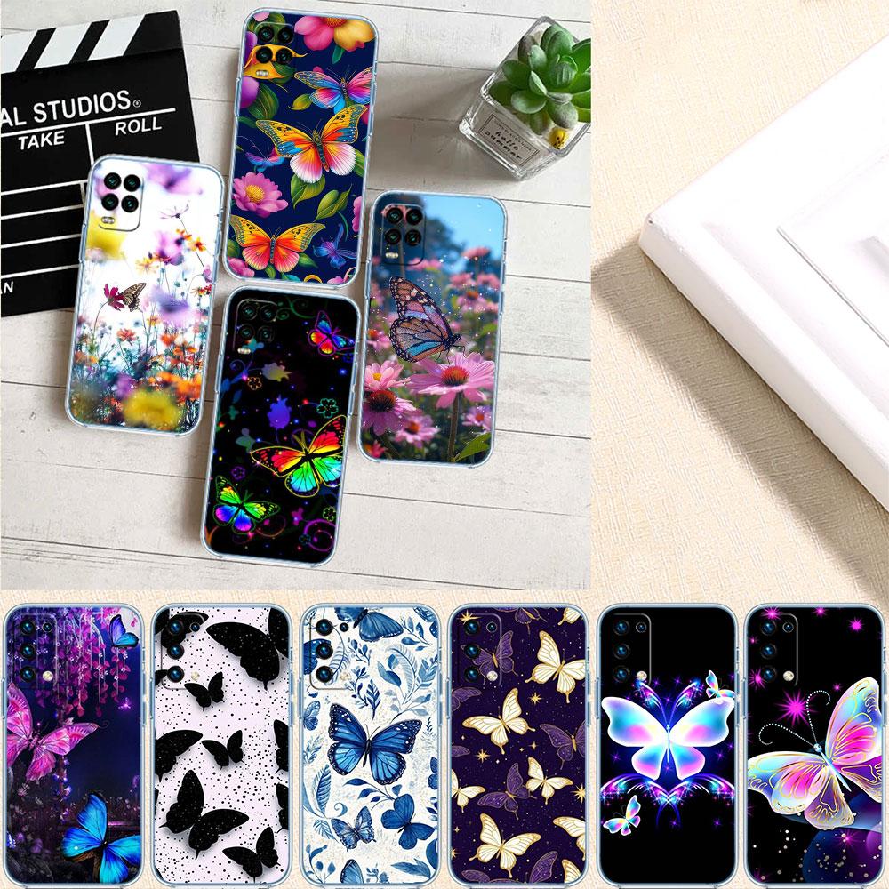 FM17 Colorful Butterfly Case for Motorola G10 G20 G30 G31 G32 G34 G35 G41 G42 G50 G51 G52 G55 G60 G60S G62 G71 G72 G75