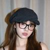 Adjustable Striped Berets Breathable Newsboy Cap New British Cap  for Women Girl