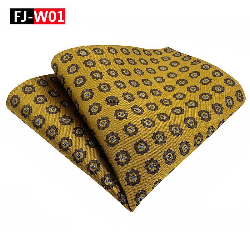 Fashionable Men's Paisley Floral Polyester Pocket Square for Suits (2025)