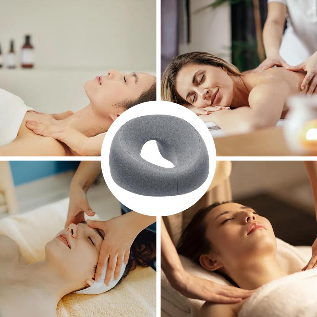 Face Down Pillow Prone Pillow for Prone Face Down Resting Comfort Memory Foam Ergonomics Home Massage Headrest for Beauty Salon