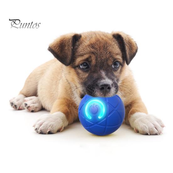 Automatic Moving Pet Ball Jumping with LED Light Boredom Stress Relief Smart Interactive Cat Dog Shaking Toy USB Rechargeable Electric Supplies