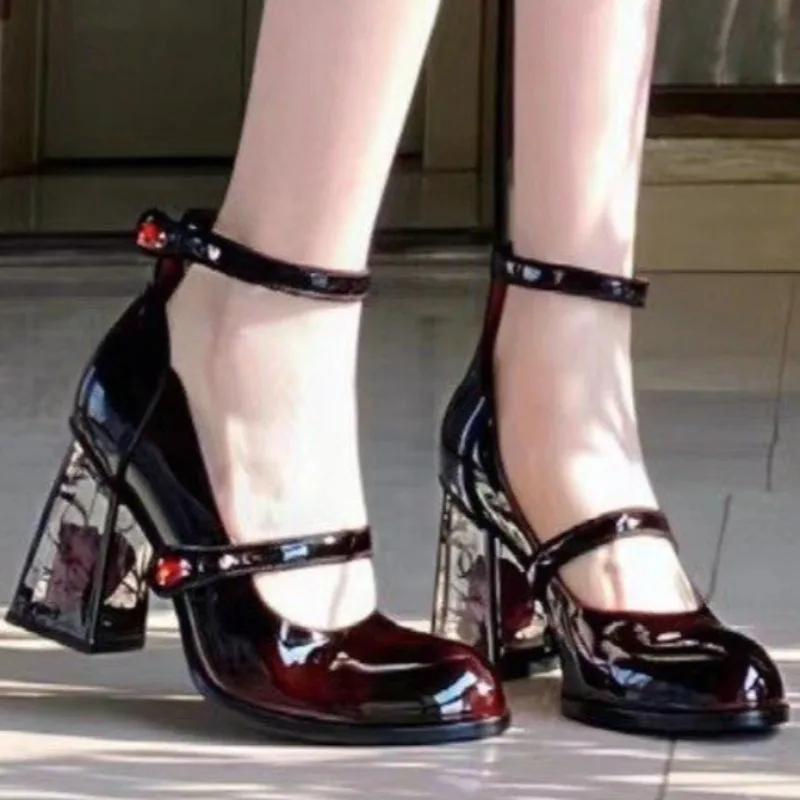 2026 New Summer Women Elegant High Heels Pumps Woman Comfortable Solid Designer Ankle Straps Shoes Shoes for Women