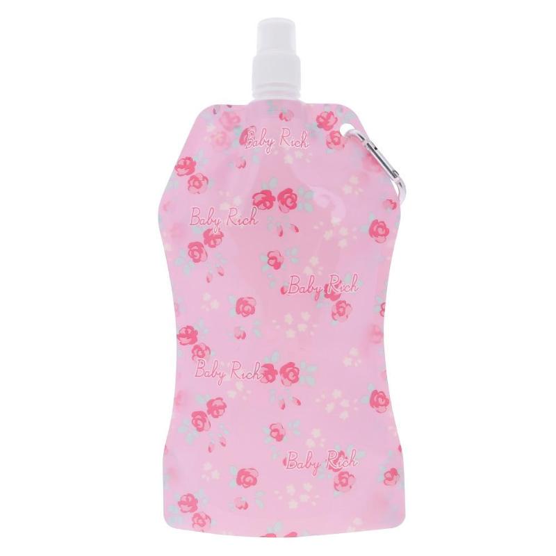 Water Bottle Bag Floral Neoprene Insulate Kettle Sleeve Pouch for Hiking Camping