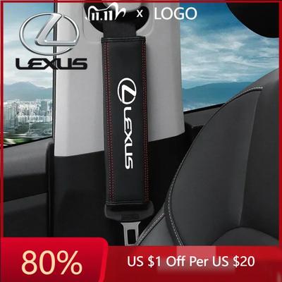 2026 Hot Interior Stickers For F SPORT ES RX NX LS UX LM LX GX LC RZ IS CT GS RC HS SC Car Seat Belt Shoulder Pad High-Gra