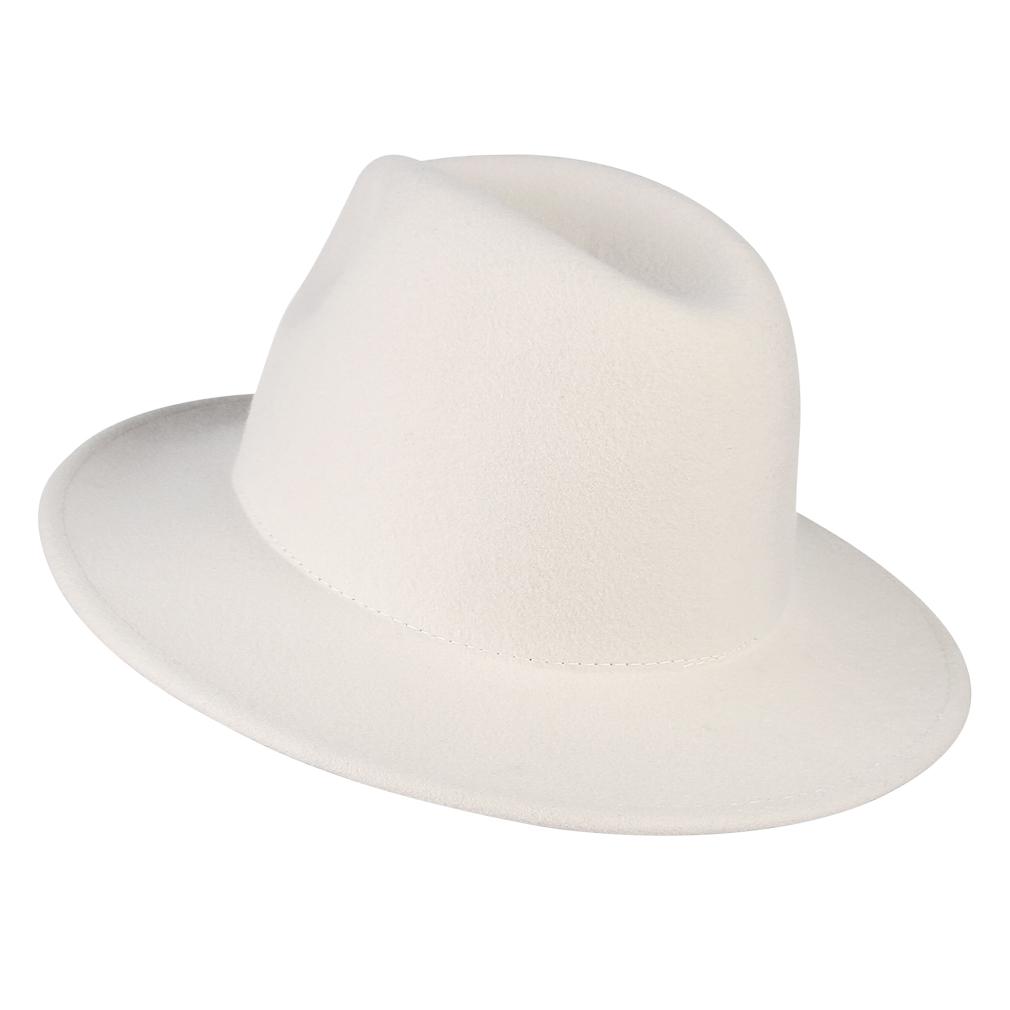 Classical Fedoras Women Jazz Cap 100% Wool Fedora Hats Ladies Elegant Curved Brim Felt Hat with Plaid Band Classical Fedoras Women Jazz Cap 100% Wool Fedora Hats Ladies Elegant Curved Brim Felt Hat with Plaid Band