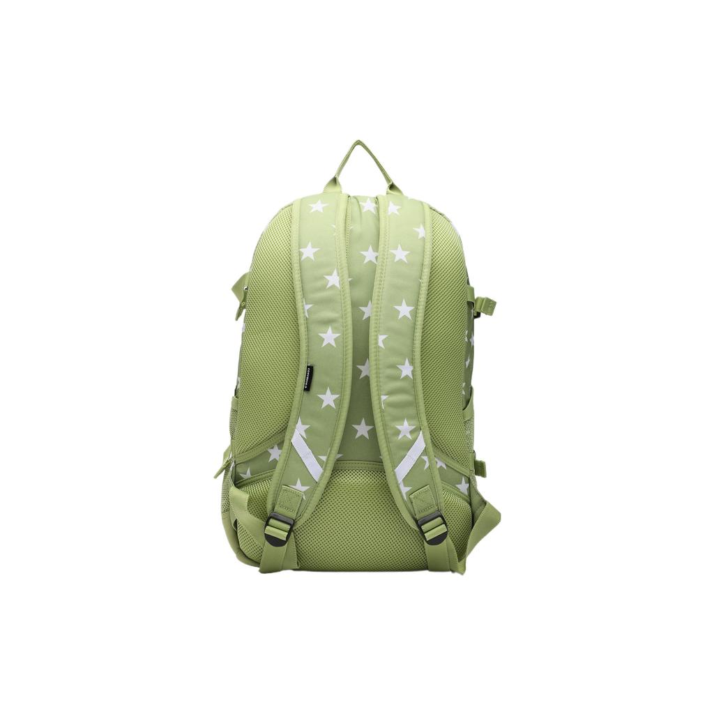 New Converse Straight Edge Polyester Backpack Regular Unisex Green 10022408-A23