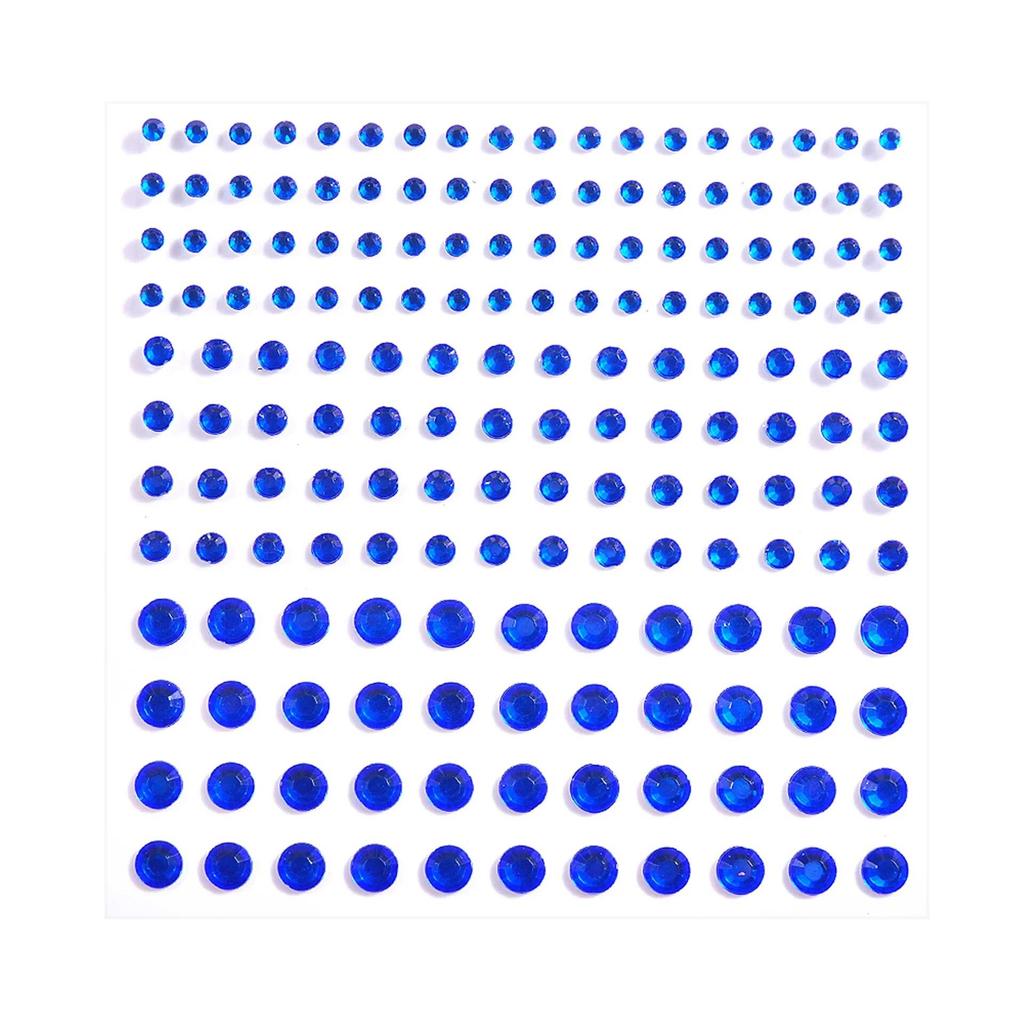 Color Acrylic Rhinestones Sticker for Eyes DIY Party Face Forehead Eyse Makeup Crystal Self-adhesive Tattoo Sticker Nail Sticker
