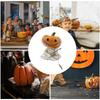 Halloween Figurines Mummy Pumpkin Fisherman Figurine Pumpkin Head Man Fishing Ornaments Spooky Gothic Statue Home Desktop Decor