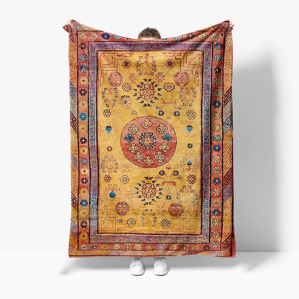 Turku vintage kilima paklājs, pleds, boho