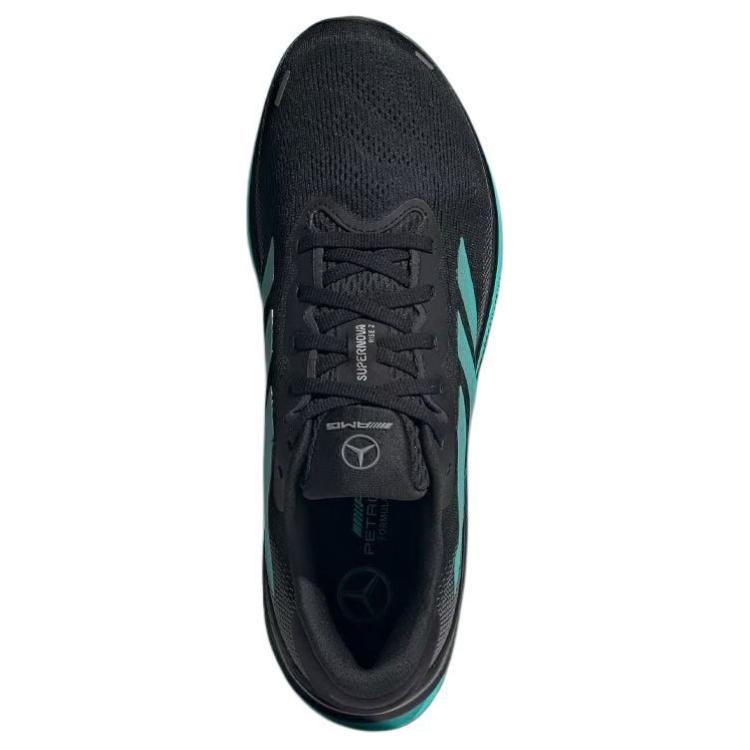 Mercedes-AMG Petronas Formula One Team X Adidas Supernova Rise Black Semi Mint Rush Men Sneakers Core-Black JR9384