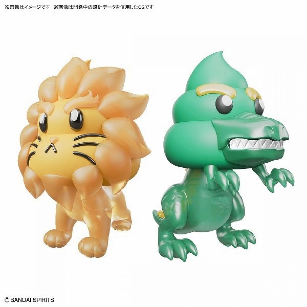 

Bandai Animal Poop Set 2 Tyrannosaurus Lion [assembly Plastic Model]