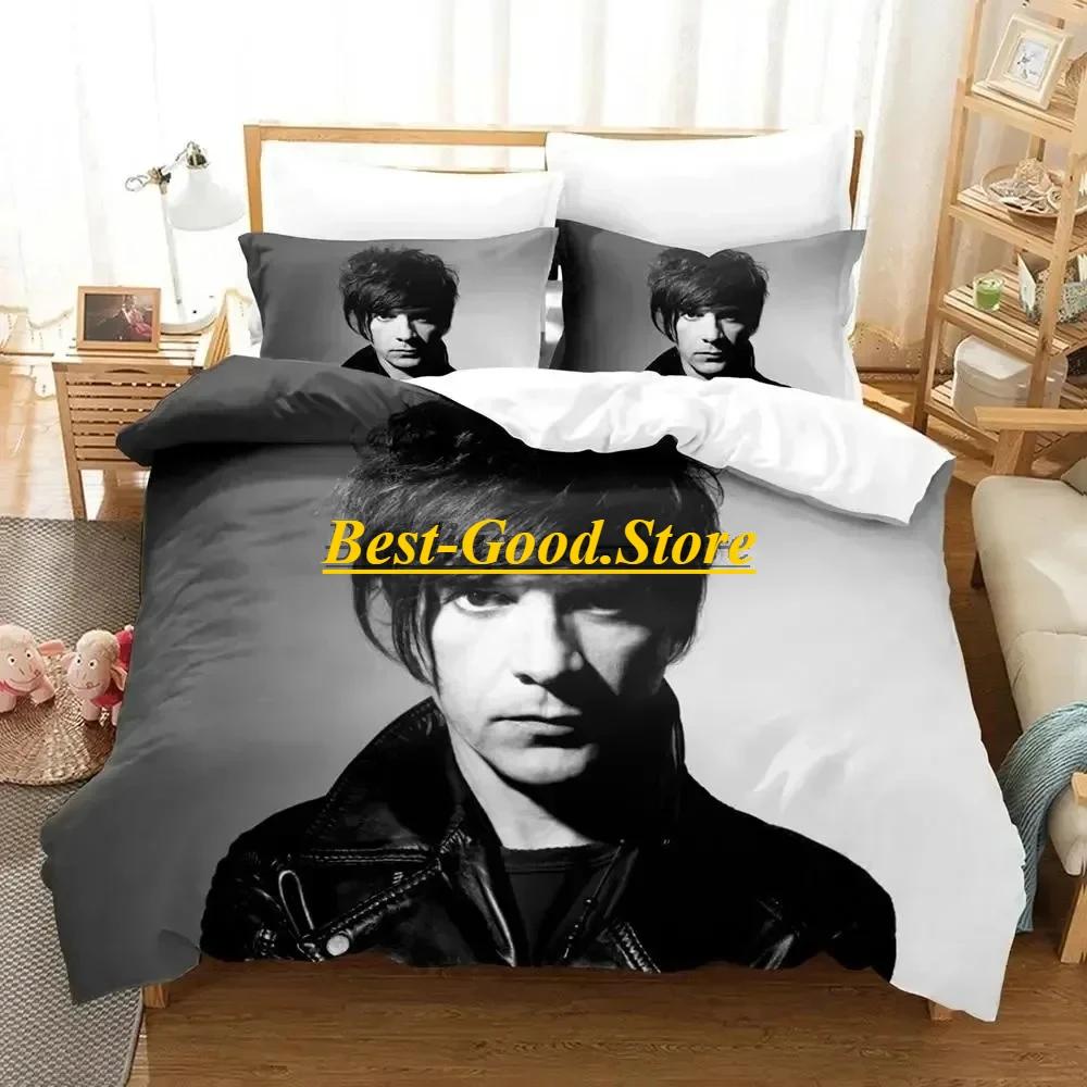 Logo Indochine Rock Bedding Set Duvet Cover Sheet Printed Bed Set Pillowcase Bed Full Queen King Size Comforter Bedroom