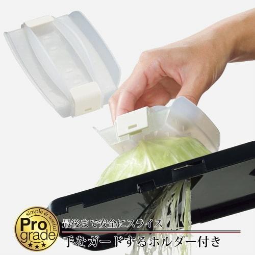 Shimomura Kougyou Professional Grade Quick Cabbage Slicer PG-628 Black