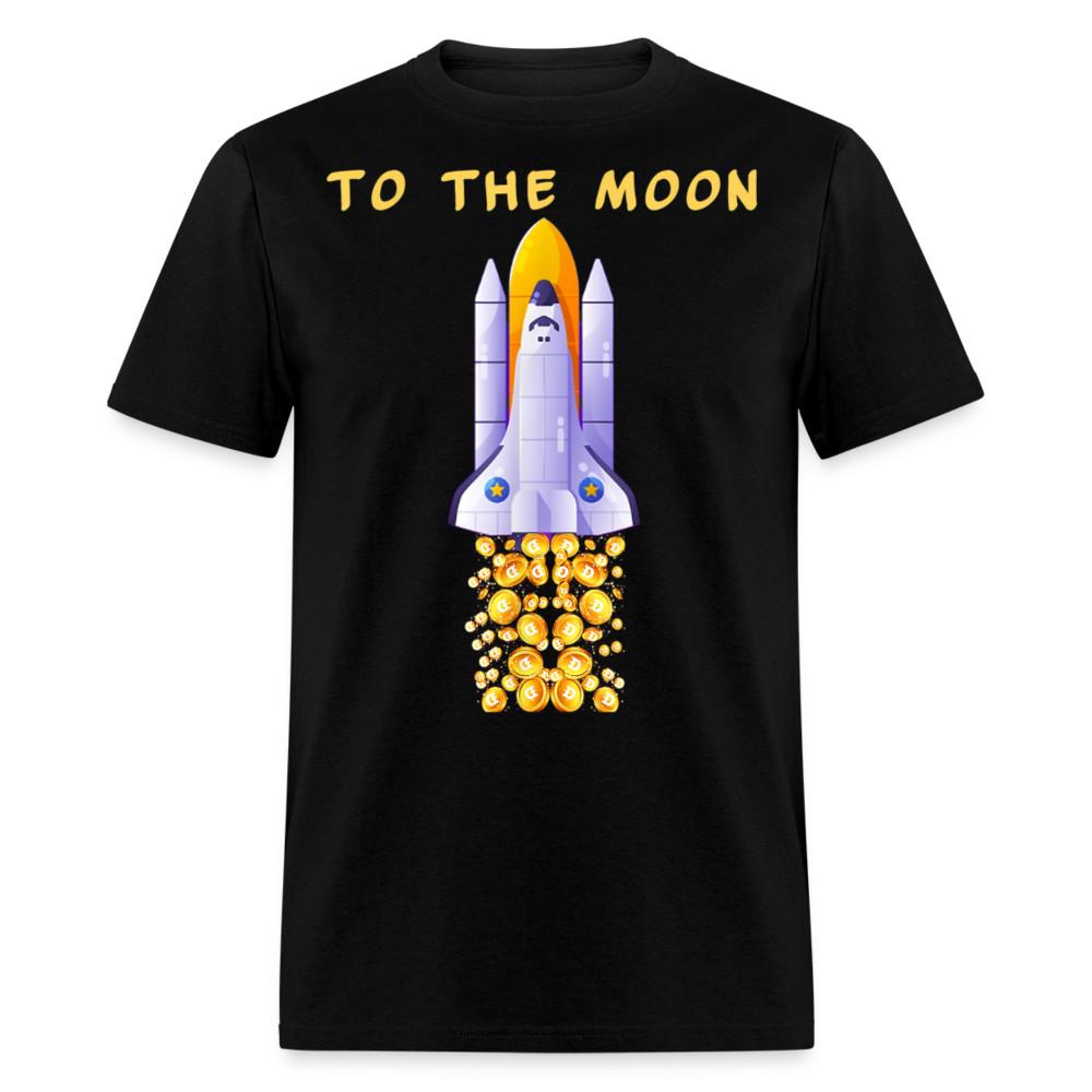 Dogecoin To the Moon Shirt Doge HODL Rocket Crypto Meme T-Shirt Size S-6XL