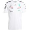 X Mercedes-Amg Petronas F1 Team Комфортна Проста М'яка Футболка з Коротким Рукавом для Перегонів Чоловічі Топи Білий Чорний JX5798
