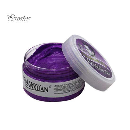 Hair Wax Long Lasting No Discoloration Fashionable Cream Temporary Color Hairstyle for Cosplay