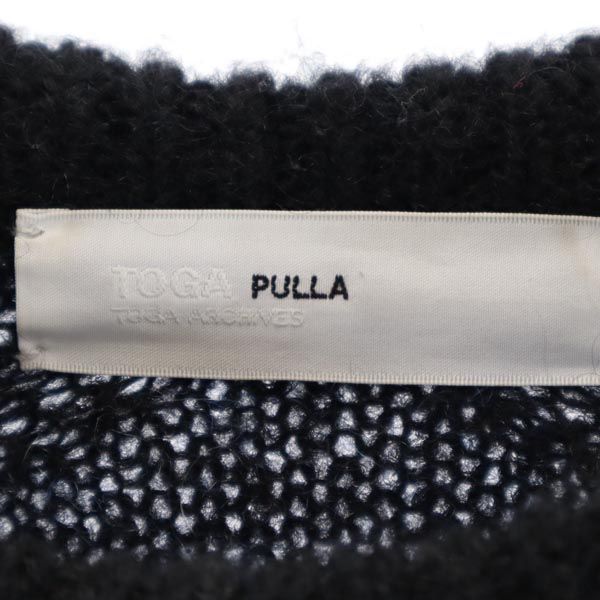TOGA PULLA Long Sleeve Knit 36 Navy System Sweater Women Used