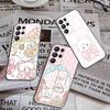 Kawaii M-mikko Cat Cute C-Characters Phone Case For Samsung S 24 Fe 25 Ultra Plus 20 Lite 21 30 22 23 24 22 Ultra 5G Fundas