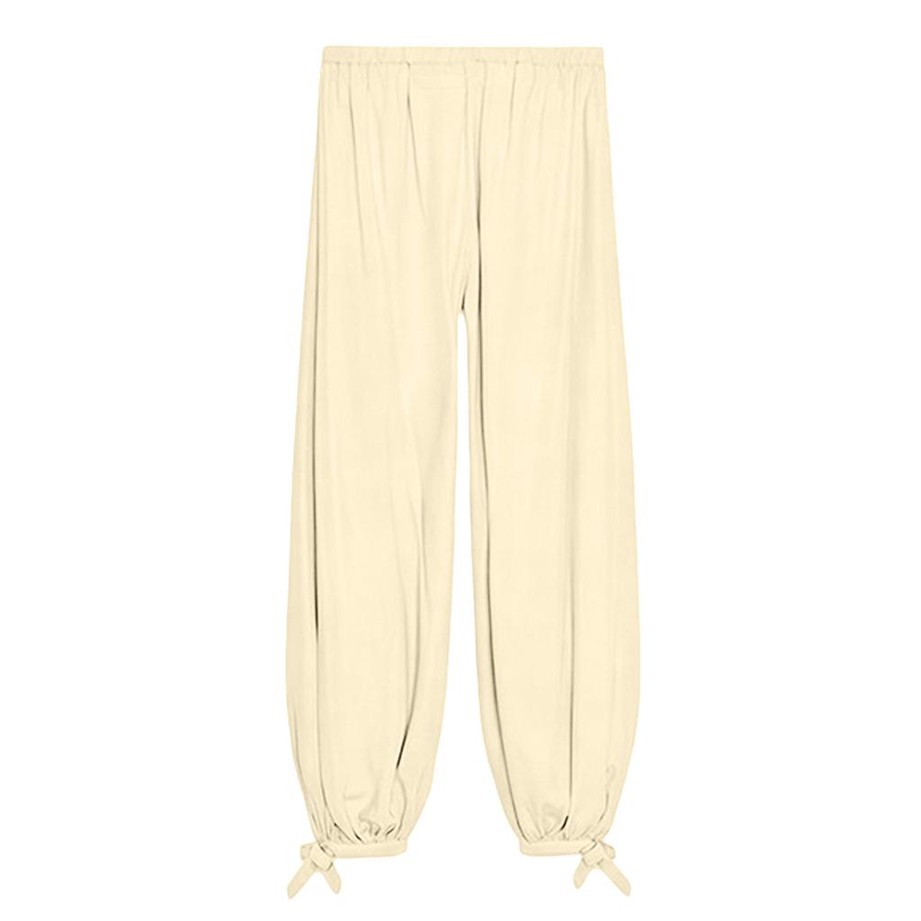 Women's Vintage Casual Wide Leg Pants Loose Fit Trousers for Daily Wear