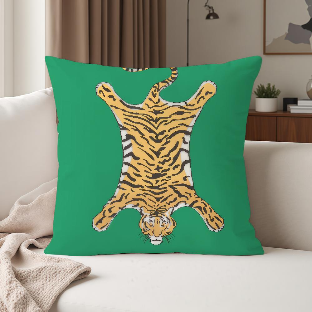 Cooler Tiger J-Jonathan Kissenbezug Geeignet für Schlafzimmer Wohnzimmer Autos Heimdekoration