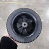 7Inch Industrial Rubber Wheel Build In Precise Bearing Air Compressor Lawn Mower Replacement Part For Lawn Equipment Power Tool Accessories