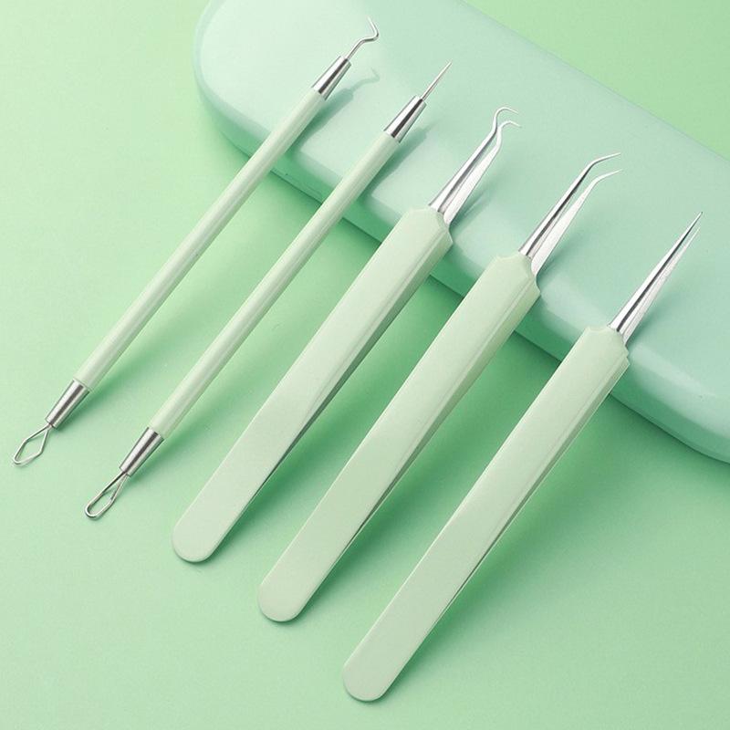 

5-Piece Blackhead Remover & Acne Needle Kit for Salon and Home Use