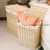 Folding Laundry Baskets Dirty Clothes Home Storage Basket Large Storage Box Wicker Mesh Laundry Bag Laundry Hamper with Lid