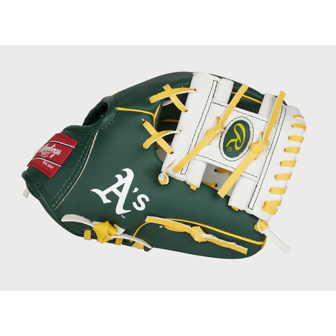 Rawlings Youth Baseball Glove OAKLAND ATHLETICS Player Series MLB Team Logo 10-inch Glove OAK10-22000003111