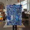 1Pc Tree of Life Print Flannel Blanket, High quality Comfortable for All Seasons, Home Decor, Warmth and Comfort, Perfect for Christmas Gifts W146