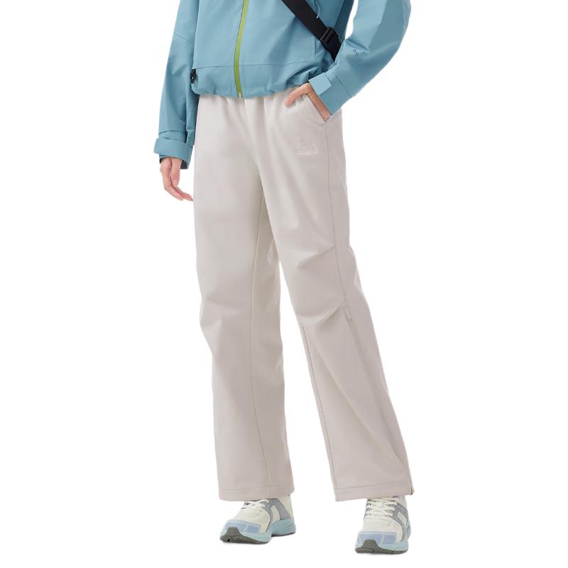 Camel Fleece Lined Outdoor Soft Shell Hiking Pants for Men and Women