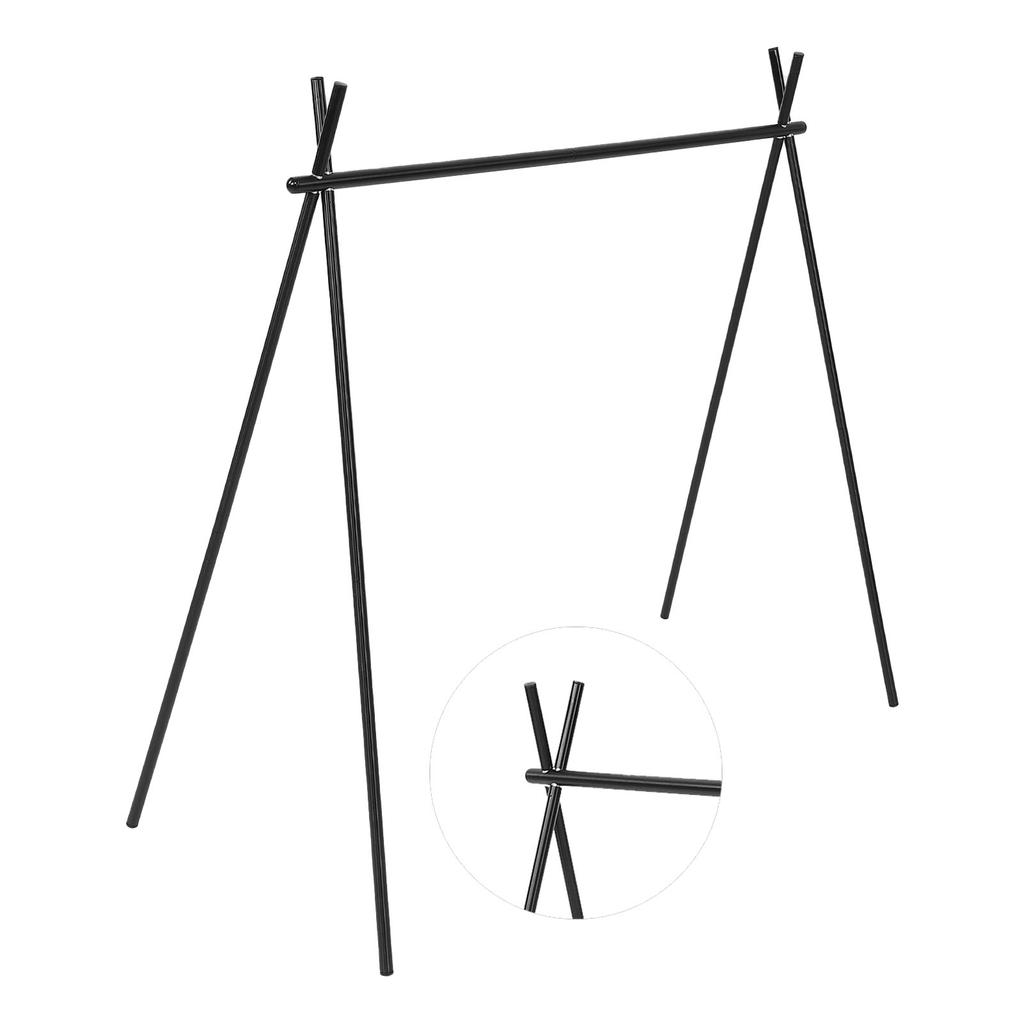 Hängeregal Schwarz Stativstruktur Faltbares Hängeregal mit Aufbewahrungstasche für Outdoor-Camping Reisen Picknick