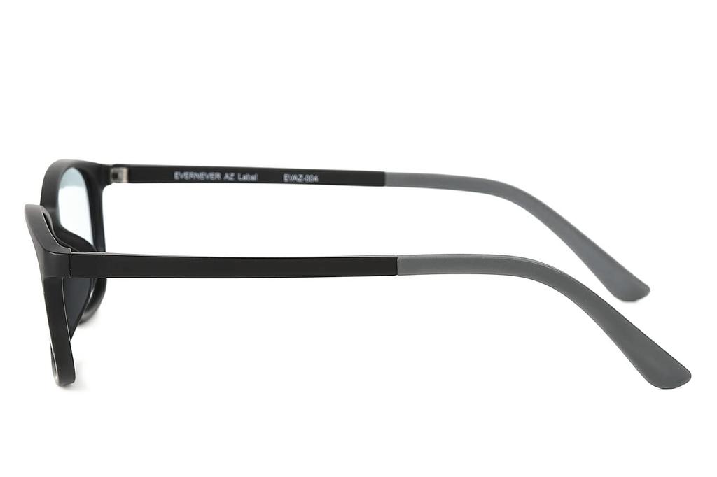 AZ Large For Large Polarized Day and Night UV Matte Black To Slightly Large [EVERNEVER Label] Men's Sunglasses, Size, Large, Large, Wide, Faces,