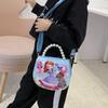 Princess-Style Cartoon Crossbody Bag - Cute Handheld Shoulder Purse for Girls