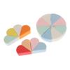 8Pcs Makeup Sponge Triangle Shaped Candy Color Soft Magic Face Cleaning Cosmetic Puff Cleansing Wash Face Makeup Esponja