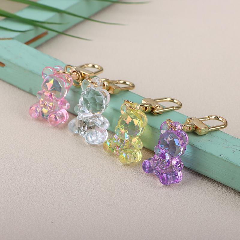 Niedlicher Bär Schlüsselanhänger Kawaii Airpods Schlüsselanhänger Zubehör Anhänger Für Kleidung Rucksack Schlüsselring Handy Anhänger Paar Geschenk