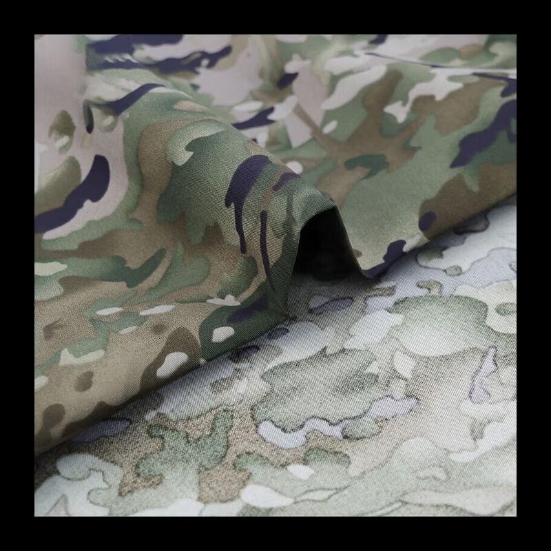 NHZHIW Ink Wash Camouflage Tablecloth Fabric