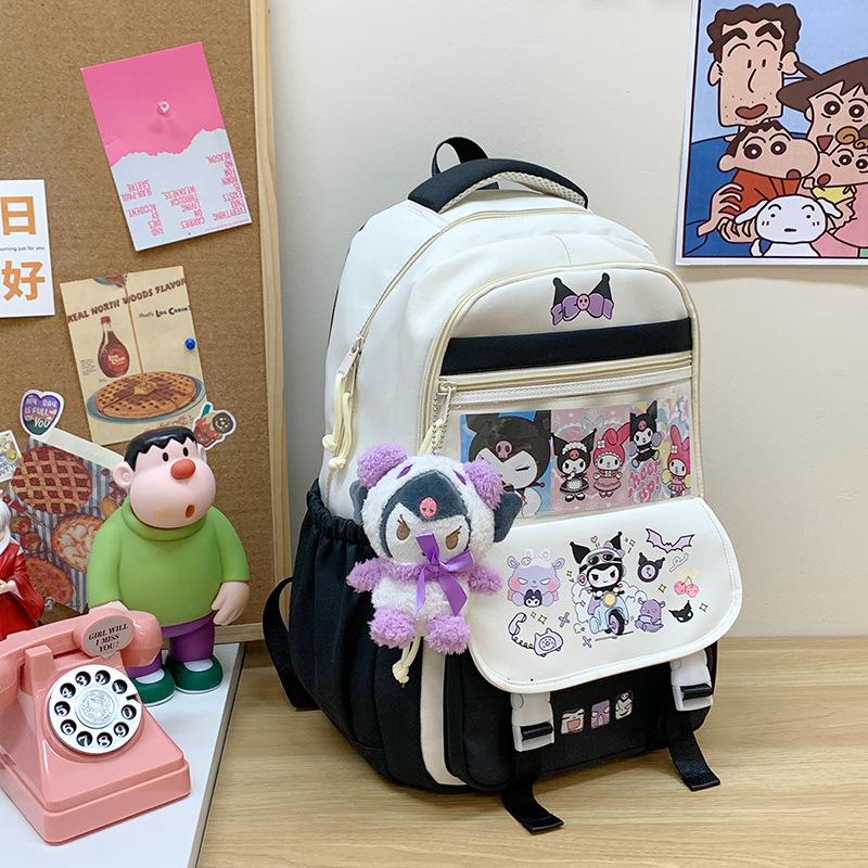 School Bag Cartoon Large Capacity Multi-compartment Cute - Grade Versatile Casual Sweet